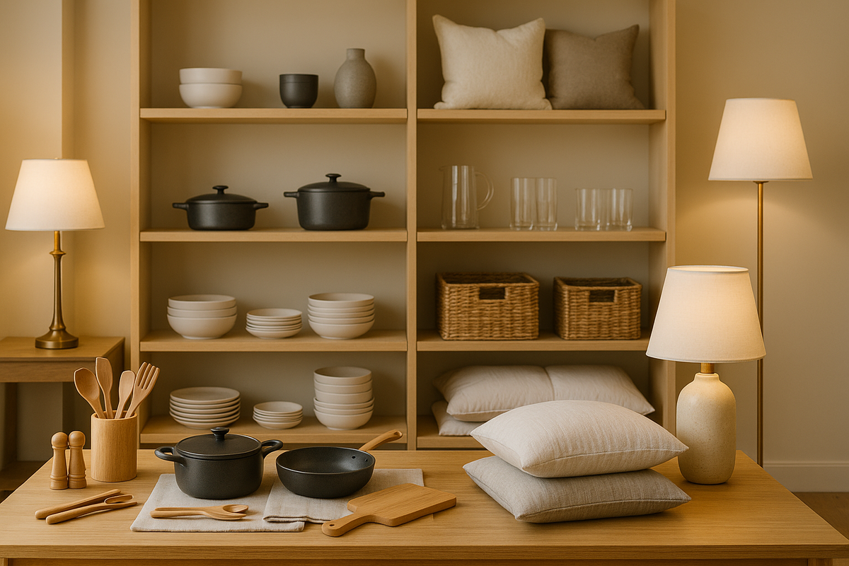 Boutique de tous les produits de maison  telle que lampe, cuisine, chambre 